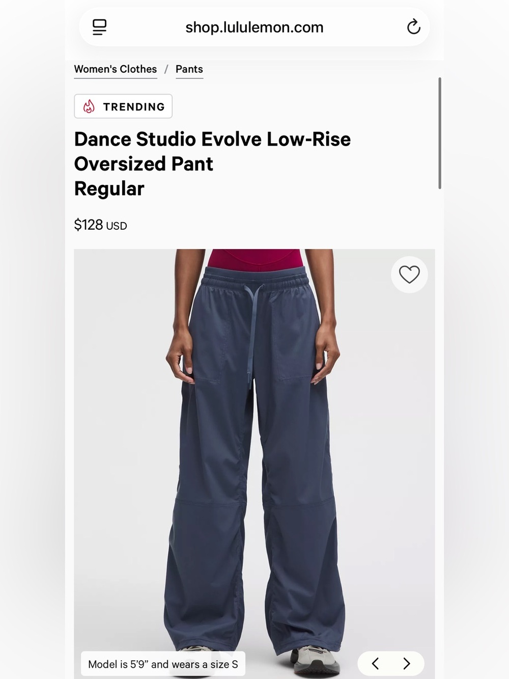 Lululemon Evolve Oversized Pant - XL NWT